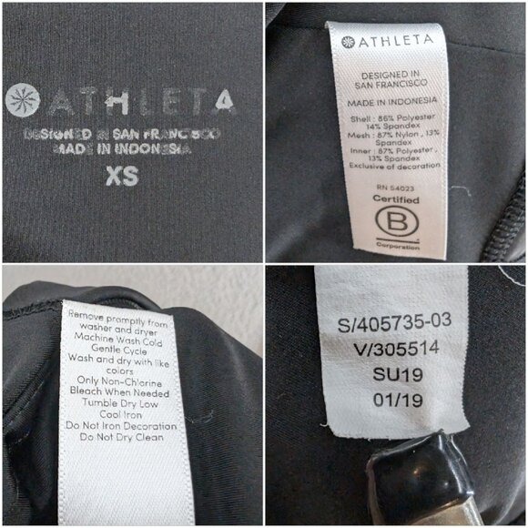 Athleta Running Free Shorts Womens Black Grey Camouflage Lined Athletic Size XS - Picture 6 of 11